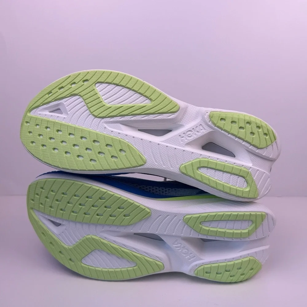 Hoka Mach X 3 Men's Running Shoes Size 10D White/Blue 1168720 CRYV Sample